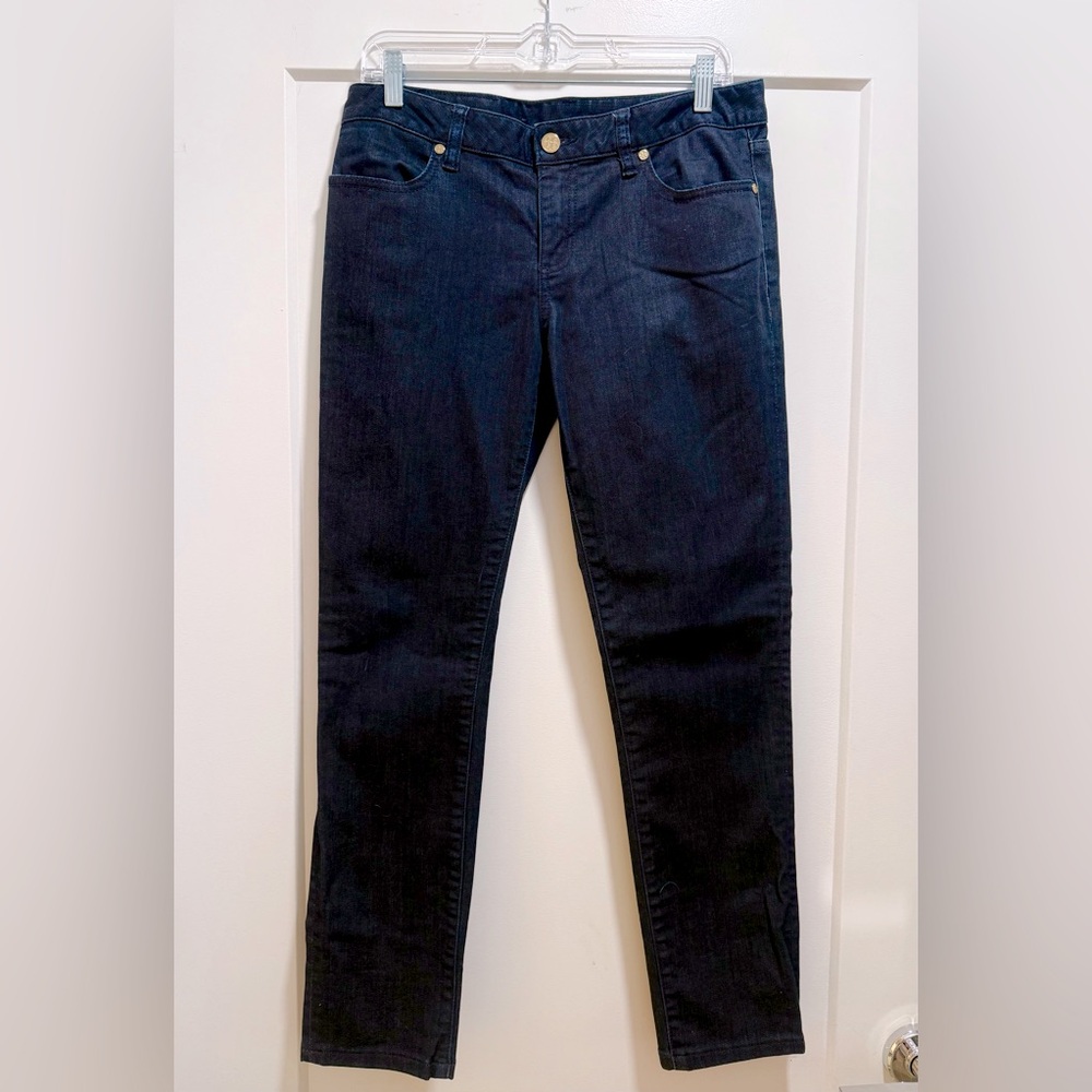 Tory Burch Orange Label Dark Blue Jeans Sz 29